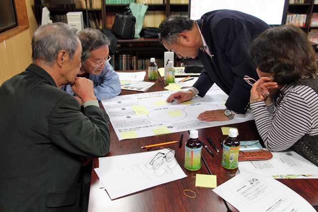 地区別福祉懇談会：演習の様子